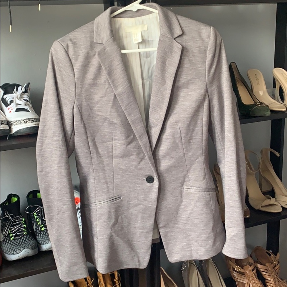 Heather grey blazer
